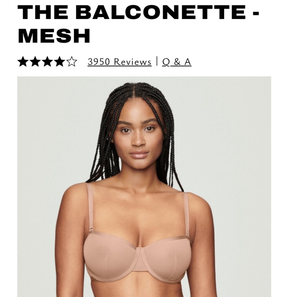 CUUP Mesh Balconette - 34F - Taupe